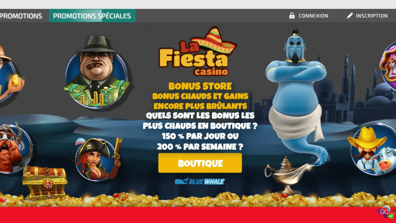 La Fiesta Casino : les meilleurs jeux